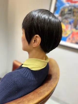 ショート 菊地 真優のヘアスタイル