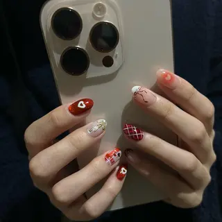 ネイル パラあり！フィルイン 美フォルムのネイルデザイン