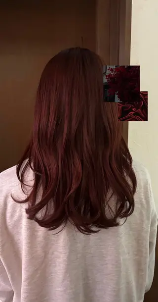 ミディアム カラー TAP /金沢市 瀧川優羽 ໒꒱· ﾟのヘアスタイル