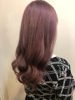 セミロング カラー ヘアアレンジ 🕊鈴木李歩🤍 /似合わせカットのヘアスタイル