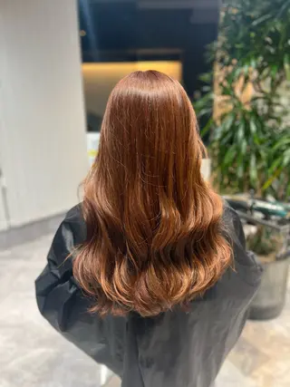 ロング 韓国艶髪/透明感 カラー/ひなののヘアスタイル