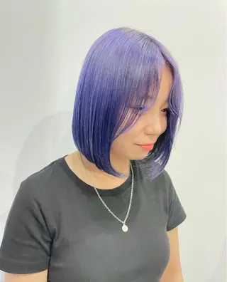 カラー 酸性ストレート 髪質改善のヘアスタイル