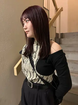 セミロング 薄暮 マツイ レンのヘアスタイル