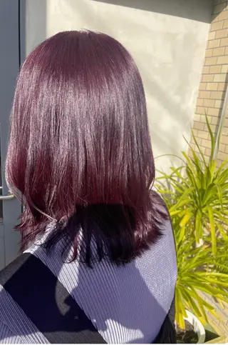 ミディアム カラー lutz／ MIONのヘアスタイル