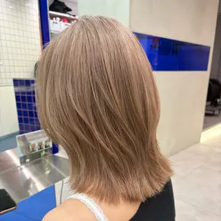 カラー ミルクティーベージュ ／ひかる🌟のヘアスタイル
