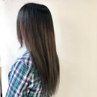 ロング カラー 菅沢 奈生のヘアスタイル