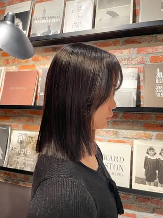 ミディアム rin 🖤〈大宮〉のヘアスタイル