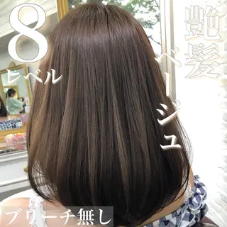 ミディアム カラー Soleria 田中慎一のヘアスタイル