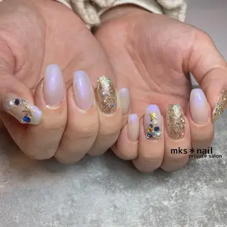 ネイル mks＊nail //  枚方長尾のネイルデザイン