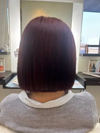 ショート カラー ルプラボウ 石黒よう子のヘアスタイル