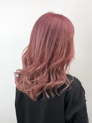 ミディアム カラー 🌙HIZUKI🌙 ハイトーン 艶髪のヘアスタイル