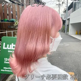 ミディアム カラー シールエクステ☀️ L.O.G村岡健一のヘアスタイル
