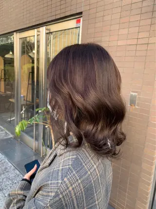 セミロング カラー 縮毛矯正・髪質改善 鈴木悠太/当日OK✨のヘアスタイル
