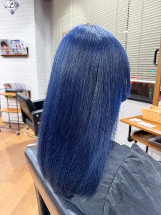 セミロング カラー ✨ハイトーン カラー福岡拓也✨のヘアスタイル