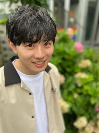 ショート カラー パーマ ヘアアレンジ メンズ CHIC share salon所属・ちこ .のヘアスタイル