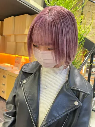 ショート カラー コトミ【メンズ】 【曲がる縮毛矯正】のヘアスタイル