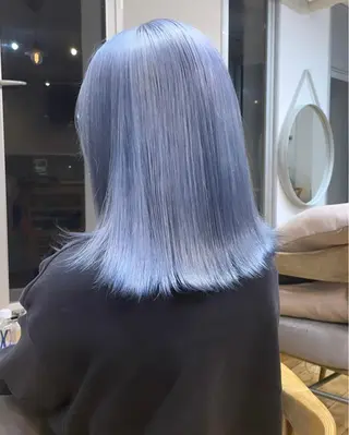 ロング カラー ヘアアレンジ ネイル マツエク・マツパ アイブロウ ⭐ハイトーンブリーチ ミルクティーピンクのヘアスタイル