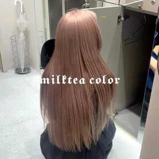 ロング カラー YUIKA☆髪質改善 小顔ｶｯﾄ艶ｶﾗｰのヘアスタイル