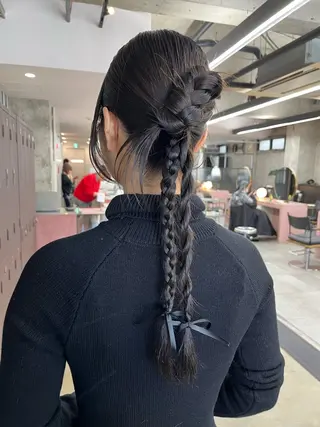 セミロング ヘアアレンジ 小木曽智美 /ボブ/ショートのヘアスタイル