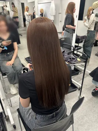 ロング カラー 八谷 夏々海のヘアスタイル