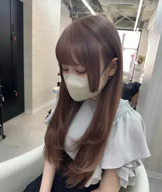 ロング 【メンズ特化】池袋 韓国スタイル飯塚のヘアスタイル