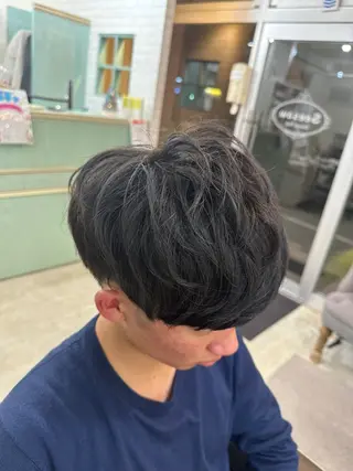 ショート メンズ Hair&nail Seesaw所属・田端 透明感カラー 🐶内山晴貴のヘアスタイル