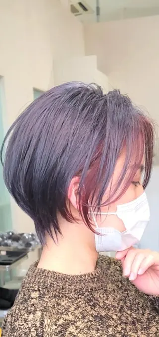 ショート カラー 小川 晃司のヘアスタイル