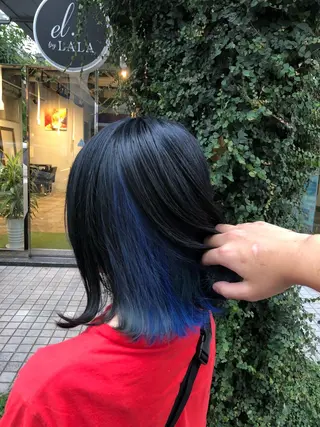 ミディアム カラー ボブ/髪質改善/ レイヤー/池澤慎人のヘアスタイル