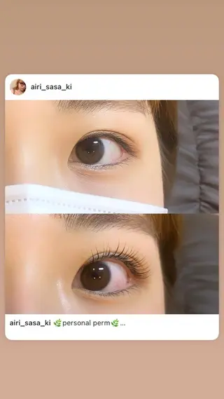 マツエク・マツパ LIL 表参道所属・SASAKI .AIRIのマツエク・マツパデザイン