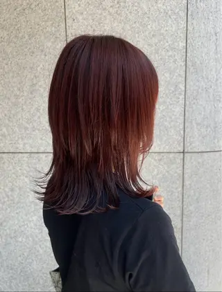 セミロング カラー 銀座/カラー 🎀momo🎀のヘアスタイル