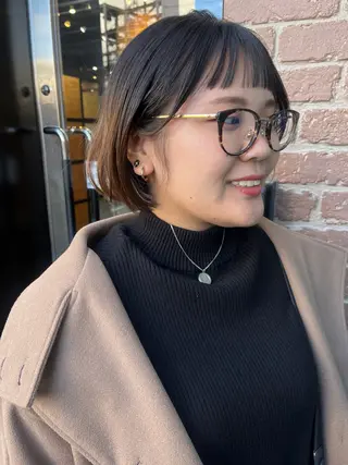 ショート カラー メンズ 久木原 ゆりのヘアスタイル