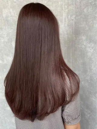 ロング カラー 【完全個室】髪質改善 暖色カラー/山崎唯奈のヘアスタイル