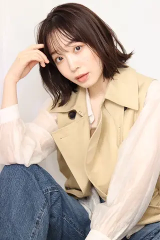ショート 🌱大森柚紀🐇 うる艶髪🫧のヘアスタイル