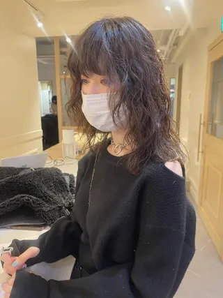 セミロング パーマ “ミニモ最高評価獲得 “代表"Kohei"のヘアスタイル