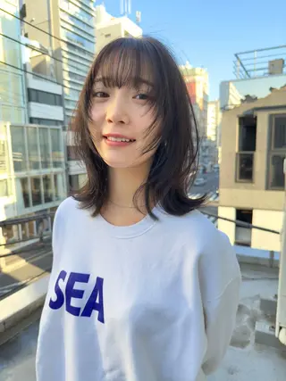 ミディアム カラー ✨上品レディーなヘア スタイルへ✨髙木諒也のヘアスタイル