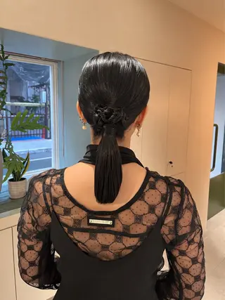 ヘアアレンジ ヘアセット🎀パーマ Tsubasaのヘアスタイル