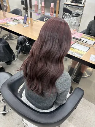 ロング miku/ラベンダー 透明感カラー🪻❤︎のヘアスタイル