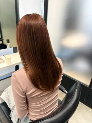 セミロング カラー 韓国ヘア/透明感 カラー/KANAのヘアスタイル