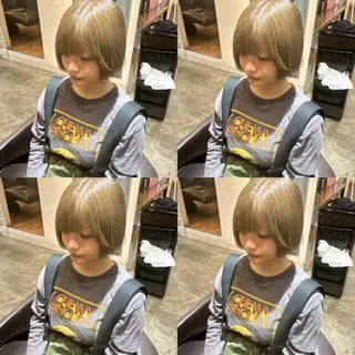 ミディアム カラー レイヤーカット/ 縮毛矯正🇰🇷早坂のヘアスタイル