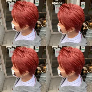 ショート ✨縮毛矯正✖︎顔周り レイヤー✨ナカムラのヘアスタイル