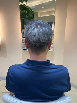 メンズ 丸みショート/メンズ カット　佐々木真未のヘアスタイル