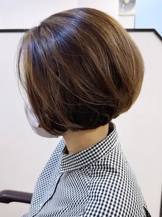 ショート カラー 辻杏樹 /エイジングケアのヘアスタイル