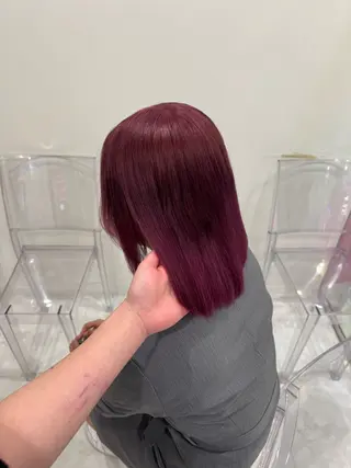 ミディアム カラー 韓国ワンホンヘア 🎀SHIONEのヘアスタイル
