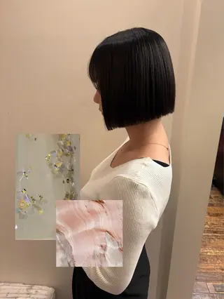 ショート 【美ボブ.艶カラー. 梅田茶屋町】midoのヘアスタイル