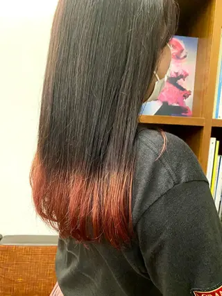 セミロング カラー 似合わせレイヤー/ ニュアンスパーマ高倉のヘアスタイル