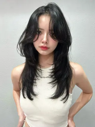 ロング カラー 表参道/ワンホンヘア SAAYA🖤のヘアスタイル