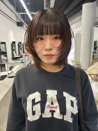 カラー ⭐︎似合わせカラー /レイヤー✩momoのヘアスタイル