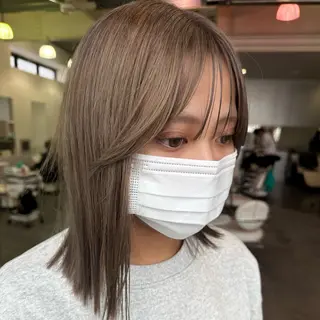 カラー 町田 里奈のヘアスタイル