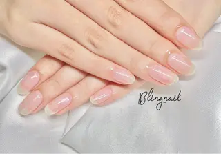 ネイル 23時まで❤︎韓国、 ワンホンネイルのネイルデザイン