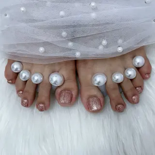 ネイル パーツ全部¥110 サロンミミのネイルデザイン